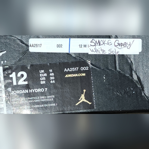 Nike Jordan, Size 12, Smoke Grey - Picture 6 of 8
